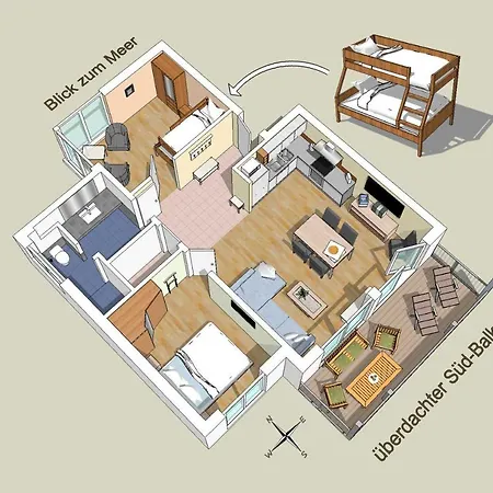 别墅 Altmann - 4 Bergfrieden Sued *