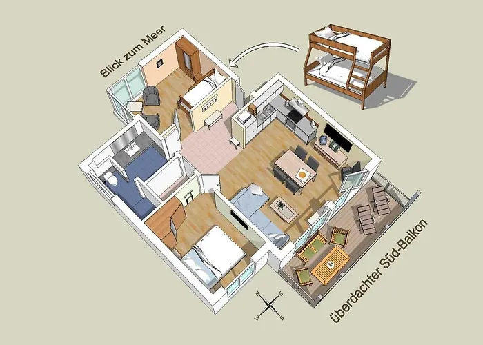 Villa Altmann - 4 Bergfrieden Sued *